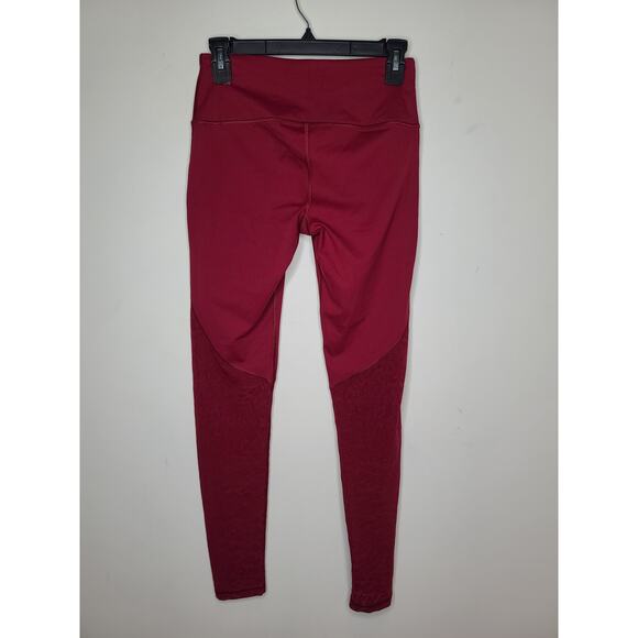 VS Victorias Secret Sport maroon red leggings - small - Picture 3 of 5